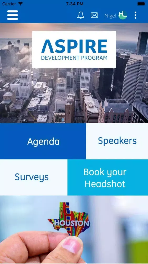Ảnh chụp màn hình của 2019 Aspire Conference