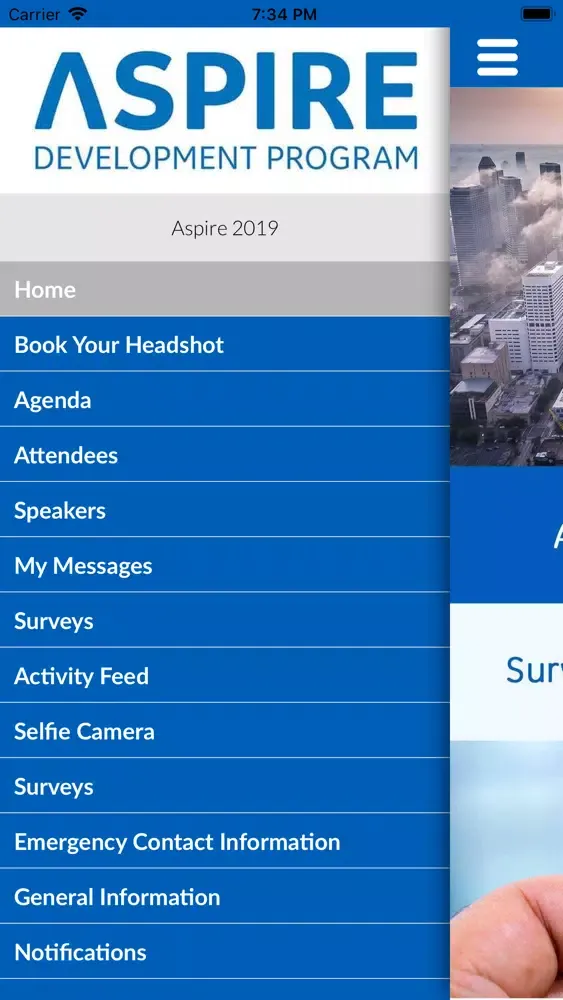 Ảnh chụp màn hình của 2019 Aspire Conference