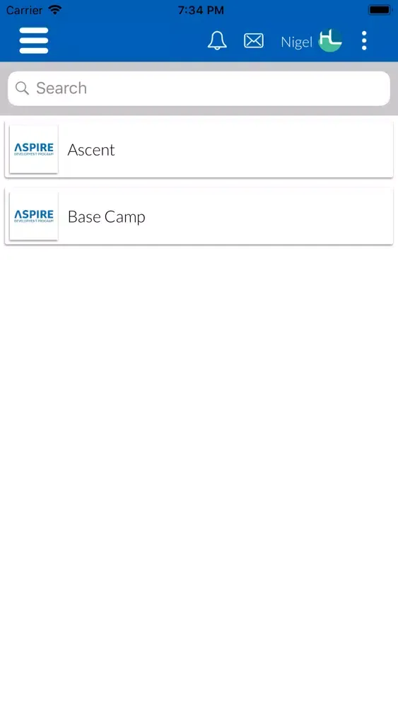 Ảnh chụp màn hình của 2019 Aspire Conference