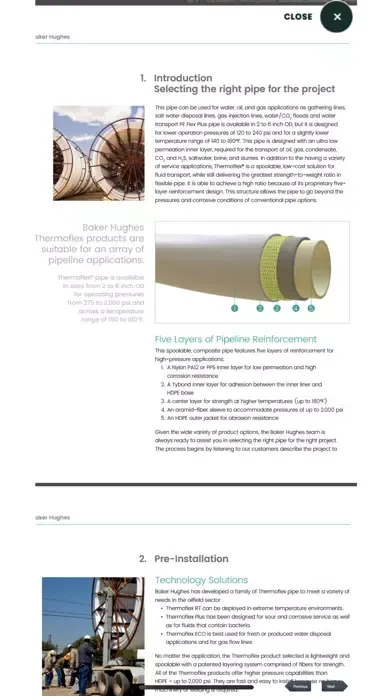 Screenshot di Baker Hughes FPS Go