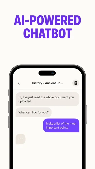 Zrzuty ekranu ChatPDF AI - Chat with any Doc