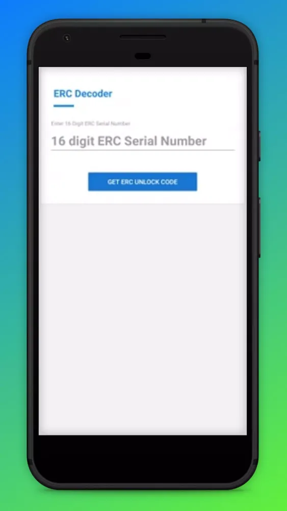 A1 ERC Decoder应用截图