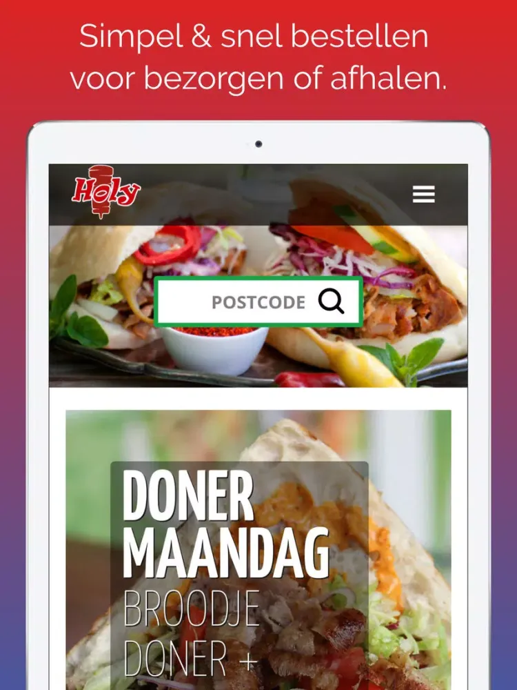 Ảnh chụp màn hình của Bakkerij Holy Vlaardingen iPad 