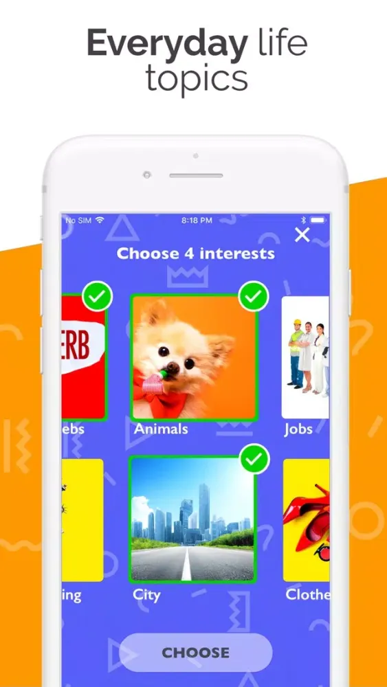 Tangkapan skrin Language Learning – Pick&Speak