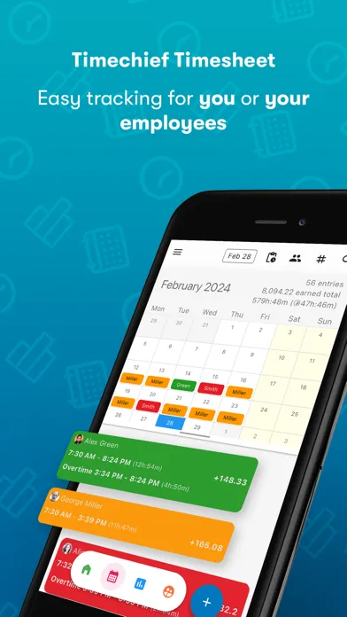 Timesheet: Work Hours Tracker স্ক্রিনশট