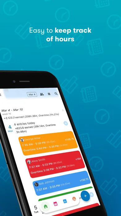 Timesheet: Work Hours Tracker স্ক্রিনশট