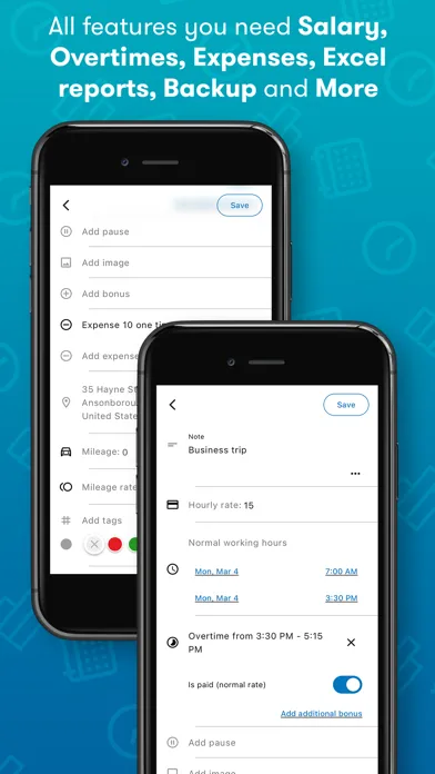Timesheet: Work Hours Tracker স্ক্রিনশট