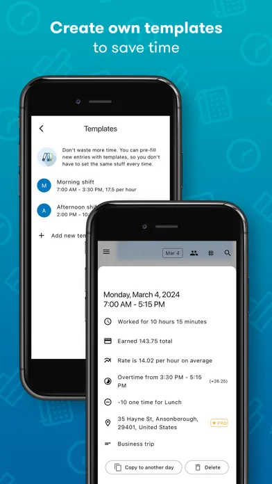 Timesheet: Work Hours Tracker স্ক্রিনশট
