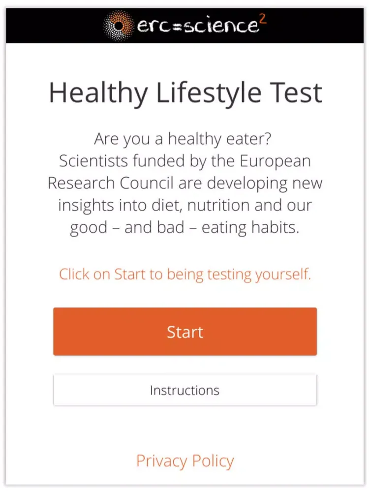 Healthy Lifestyle Test iPad  Screenshots