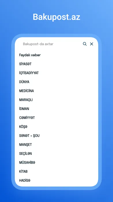 Capturas de pantalla de Bakupost.az