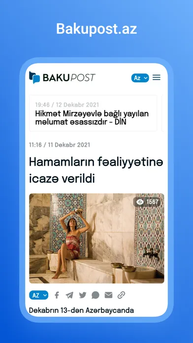 Capturas de pantalla de Bakupost.az