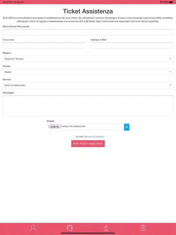 Скриншоты Foggia srl - Area Clienti iPad 