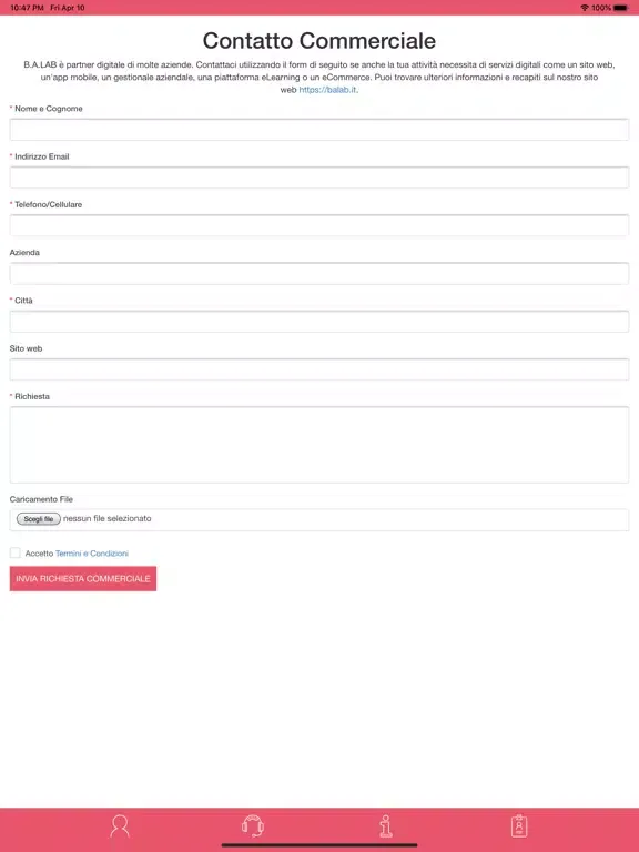 Скриншоты Foggia srl - Area Clienti iPad 