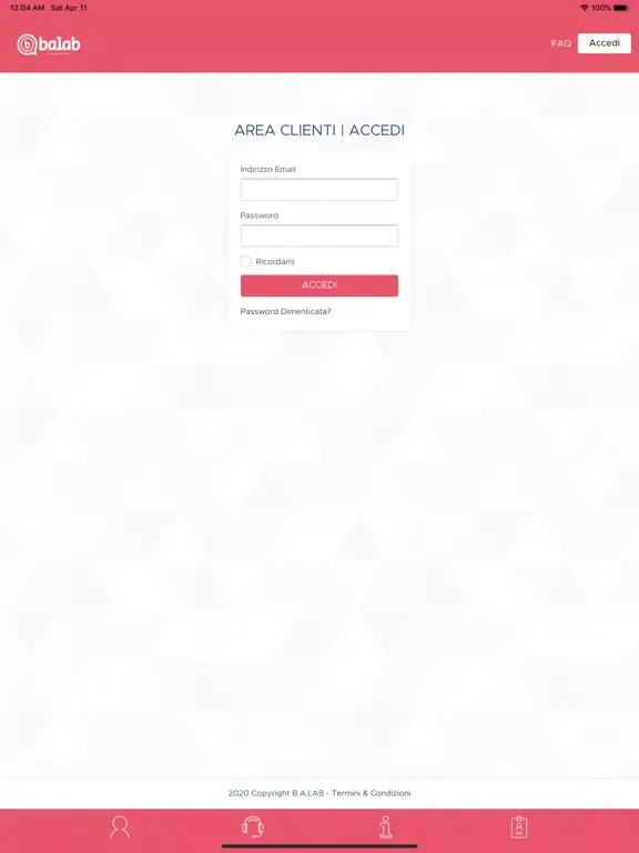 Скриншоты Foggia srl - Area Clienti iPad 