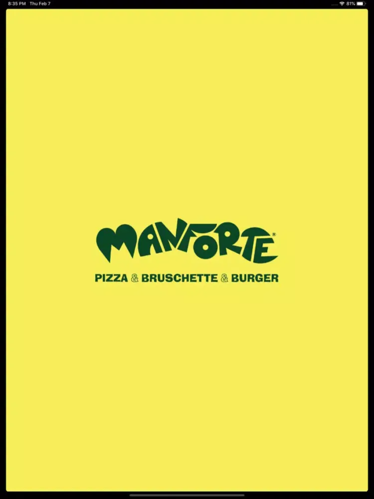Tangkapan skrin Manforte iPad 