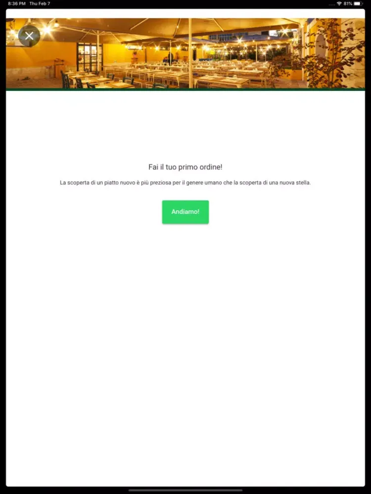Tangkapan skrin Manforte iPad 