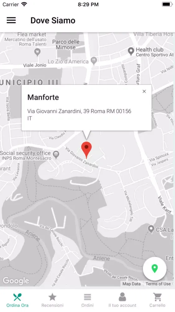 Tangkapan skrin Manforte