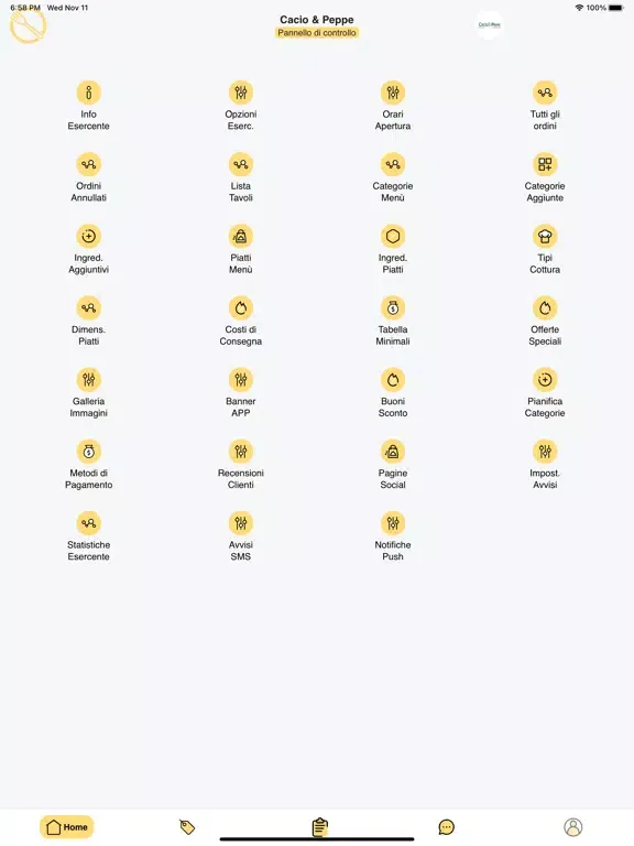 Merchant APP | NonCucino iPad  স্ক্রিনশট