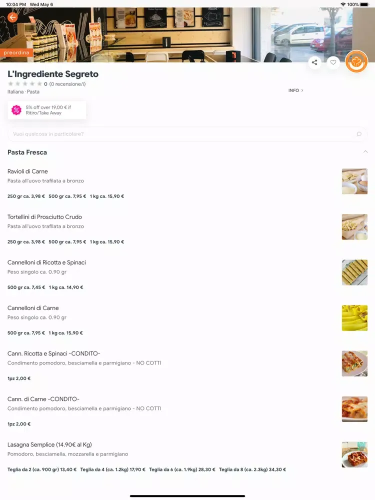 Скриншоты NONCUCINO.IT iPad 