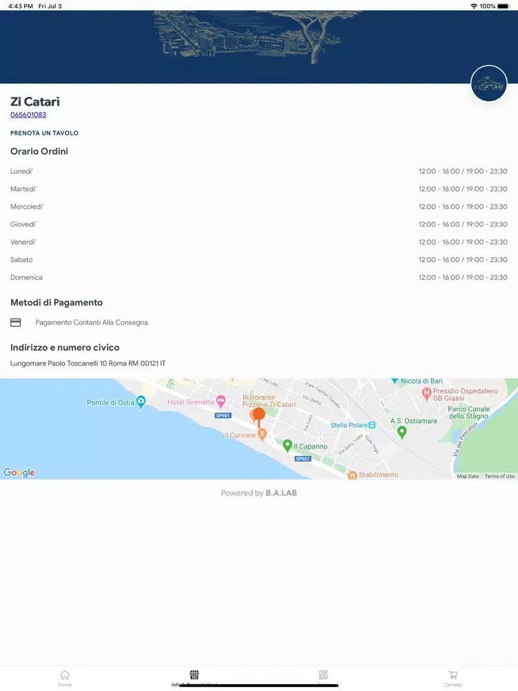 Zi Catari' iPad  Ekran Görüntüleri