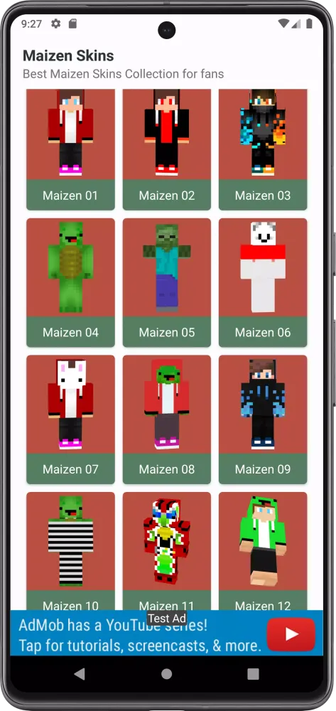 Maizen Skins Screenshots