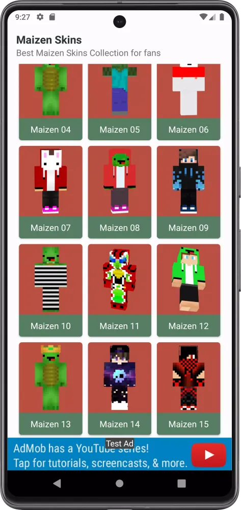 Maizen Skins Screenshots