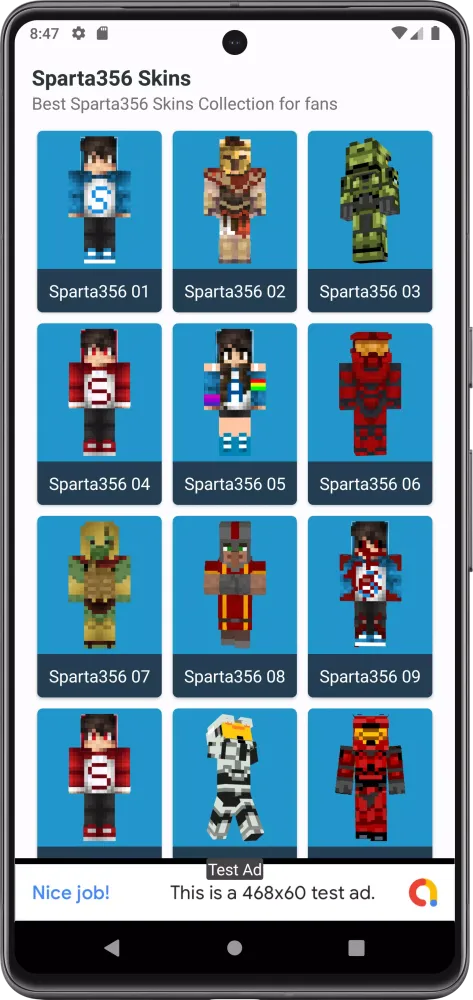 Capturas de pantalla de Sparta356 Skins