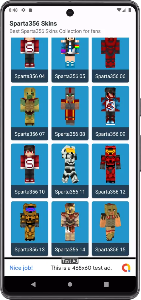 Capturas de pantalla de Sparta356 Skins