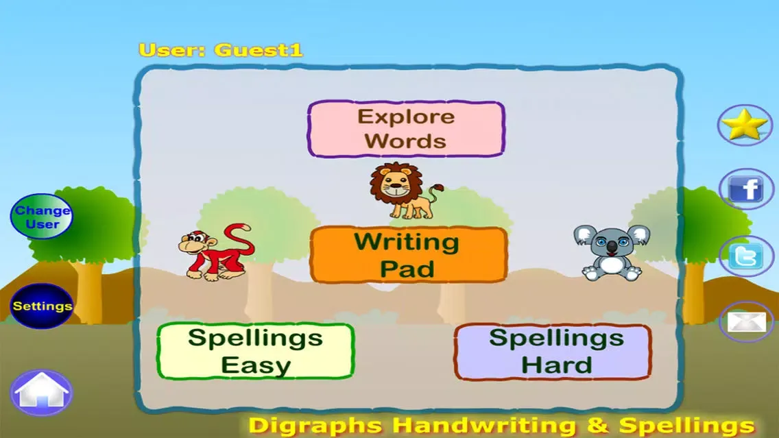Capturas de tela do Digraphs Writing and Spelling For Preschooler Free