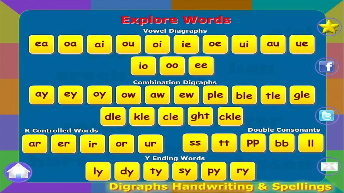 Capturas de tela do Digraphs Writing and Spelling For Preschooler Free