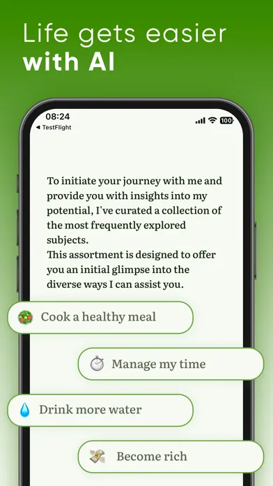 AI chat made easy سکرین شاٹس