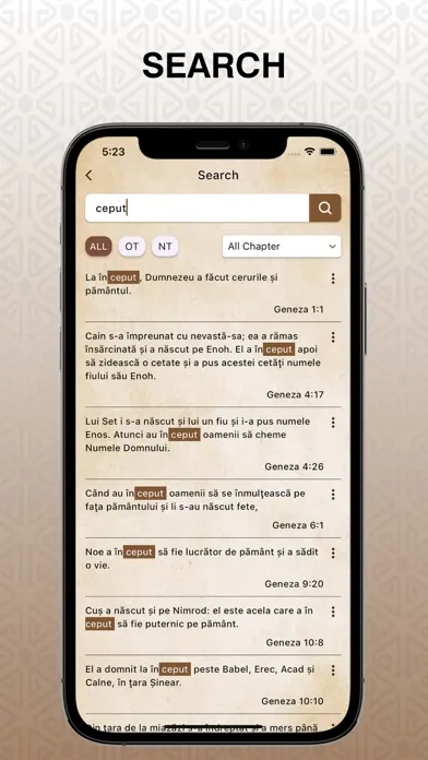 Biblia Cornilescu - Română Pro স্ক্রিনশট