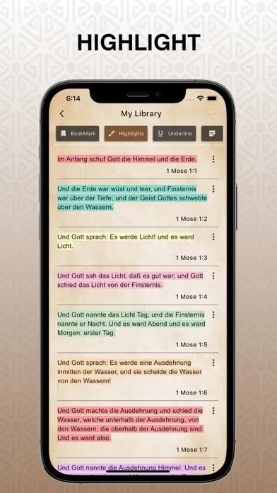 Elberfelder Bibel (German) 스크린샷