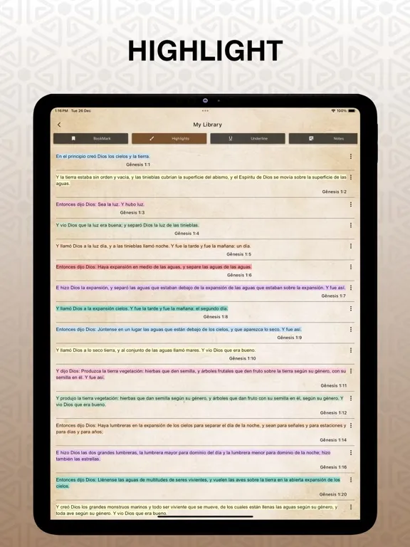 Capturas de pantalla de Biblia Takatifu ya Kiswahili. iPad 