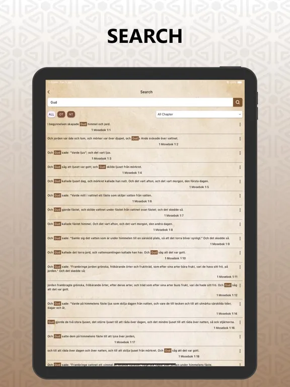 Capturas de pantalla de Swedish Bible, Svenska Pro iPad 