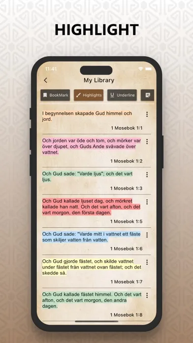 Capturas de pantalla de Swedish Bible, Svenska Pro
