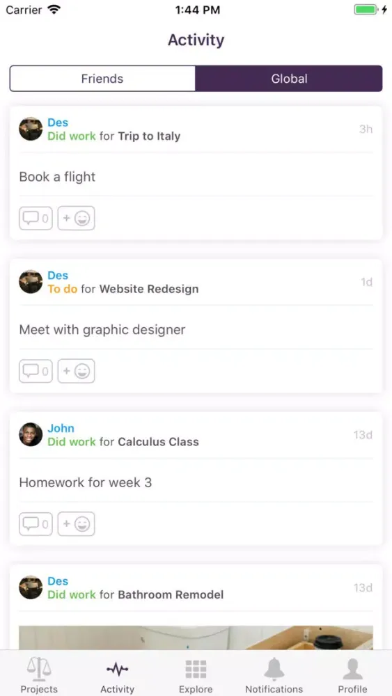 Скриншоты Balance - manage projects