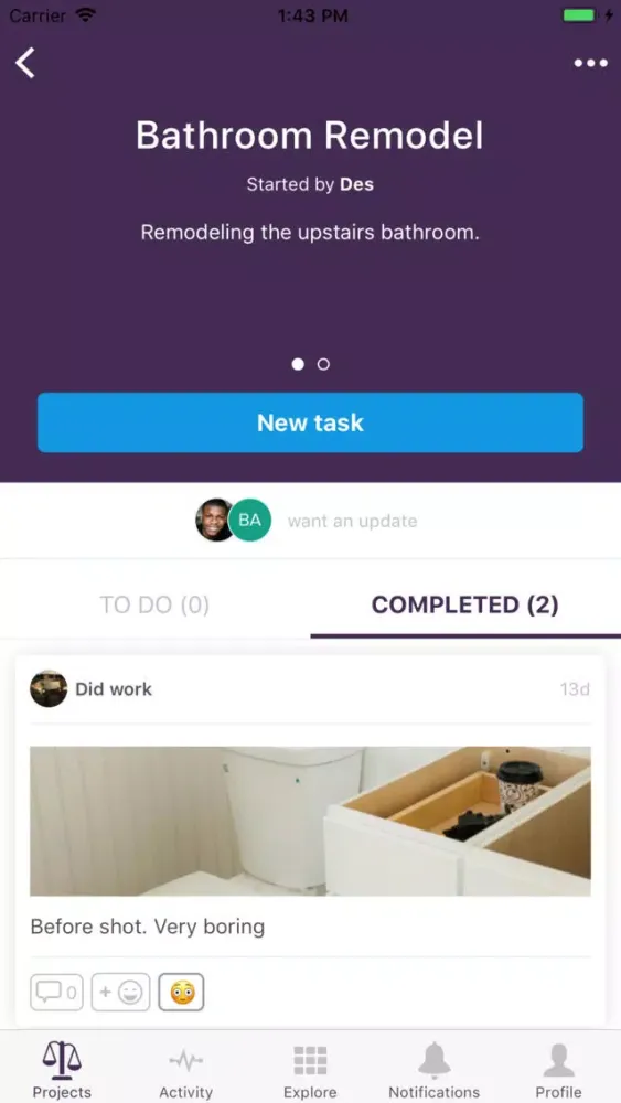 Скриншоты Balance - manage projects