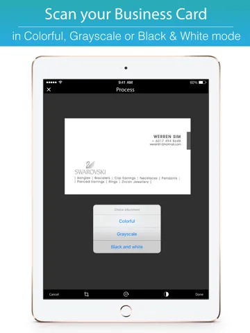 Ảnh chụp màn hình của Digitise Grabber Book Keeping Scanner iPad 