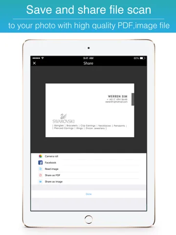Ảnh chụp màn hình của Digitise Grabber Book Keeping Scanner iPad 