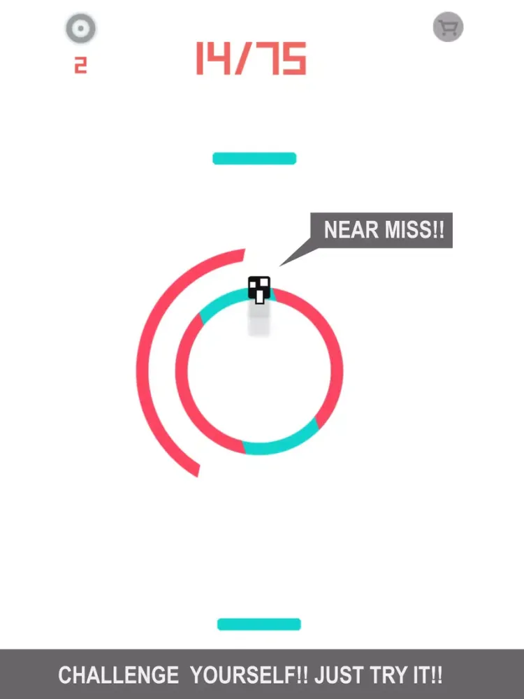 Capturas de pantalla de A Rushing Spinny Circle Free Dodge Shape Spike.s & Tapping games iPad 