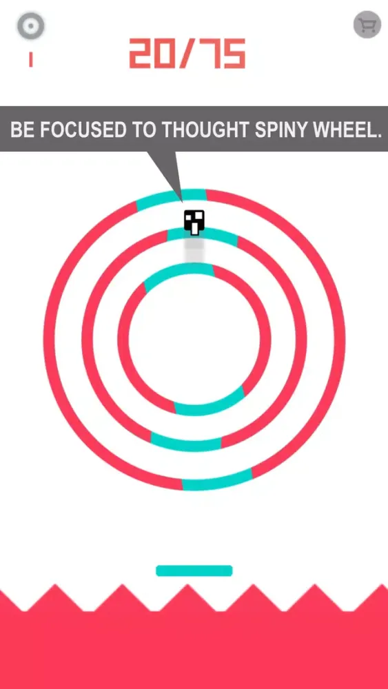 Capturas de pantalla de A Rushing Spinny Circle Free Dodge Shape Spike.s & Tapping games