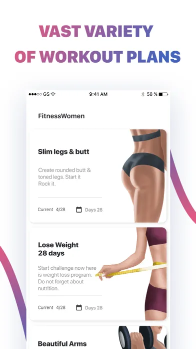 Скриншоты Fitness Women - Weight Loss