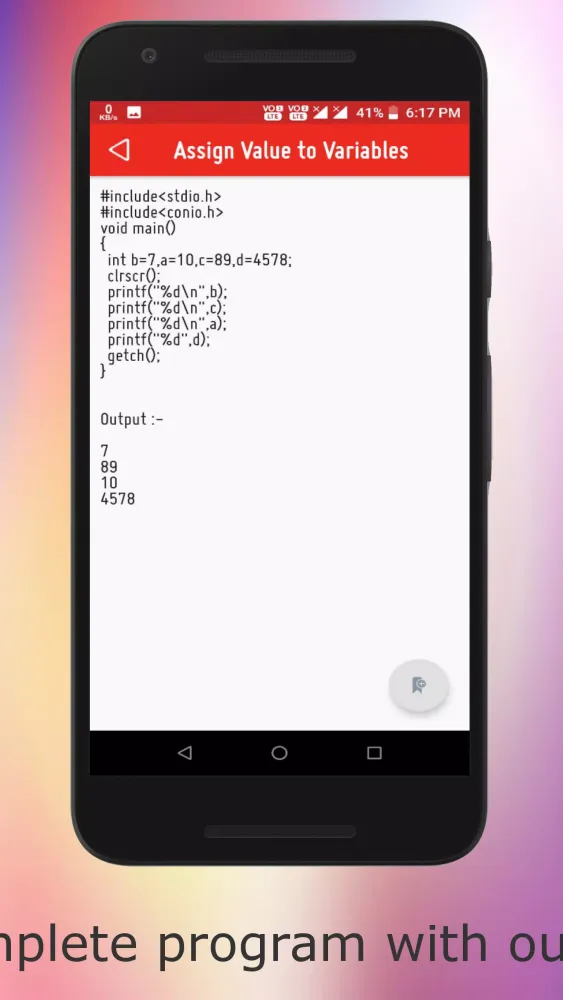 C Programming سکرین شاٹس