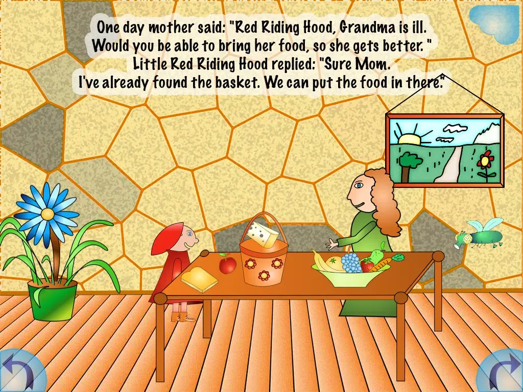 Captures d'écran de Little Red Riding Hood * Multi-lingual Stories Lite iPad 