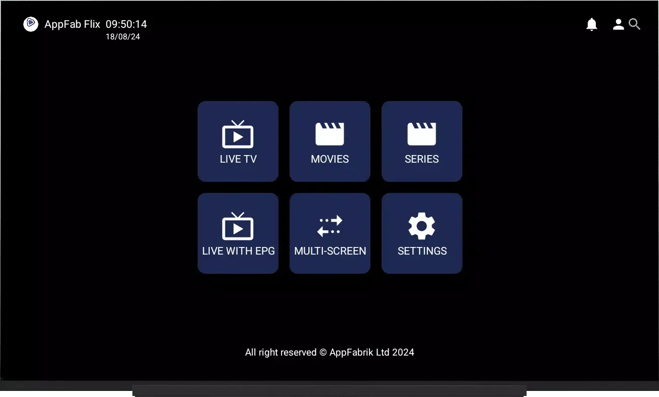 Capturas de tela do Appfab Flix