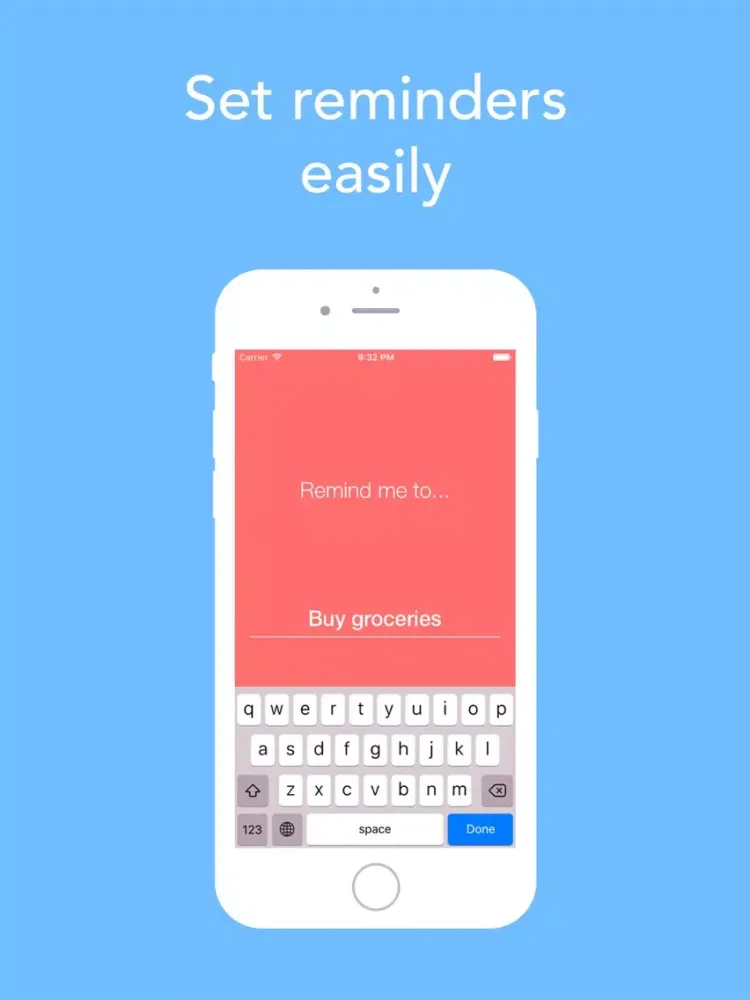 Forgot? - Simple Reminder And To Do List Manager iPad 应用截图