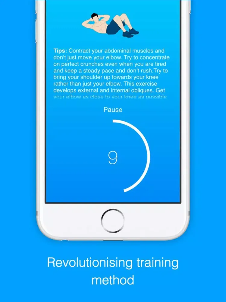 Zrzuty ekranu The Six Pack App: Train Your Abs And Loose Fat - FREE iPad 