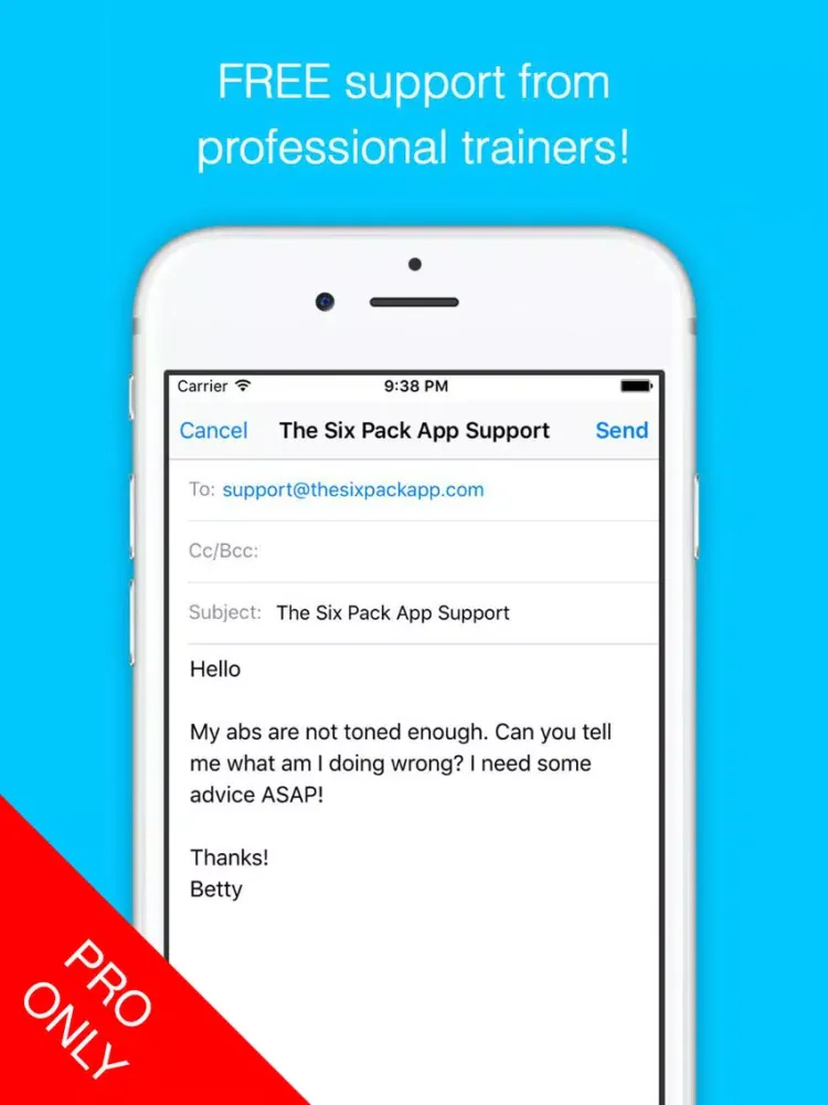 Zrzuty ekranu The Six Pack App: Train Your Abs And Loose Fat - FREE iPad 
