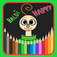 Happy baldi : Coloring Mod !